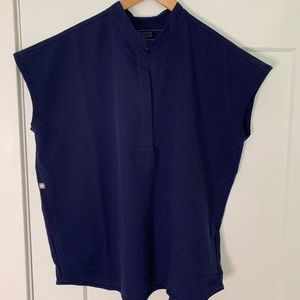 Figs scrub Top - RAFAELA (size: small,Color: Navy)